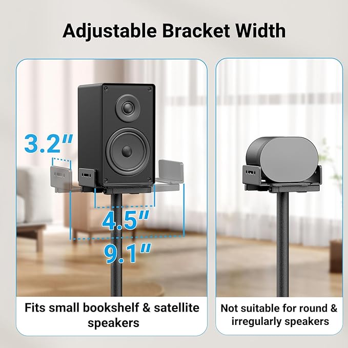 PERLESMITH Universal Speaker Stands - Image 3