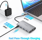 RSHTECH 9-in-1 USB C Hub Multiport Adapter - Image 5