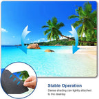 Mouse Pad, Square Beach Style Anti-Slip Rubber Mousepad - Image 6