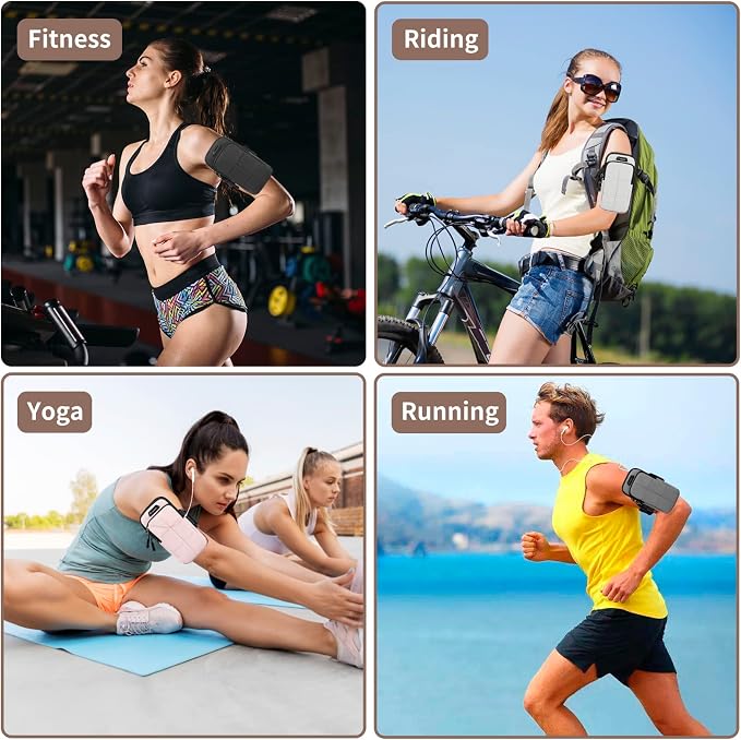 Phone Arm Bands for Running, Armband Cell Phone Holder for Exercise - Image 6