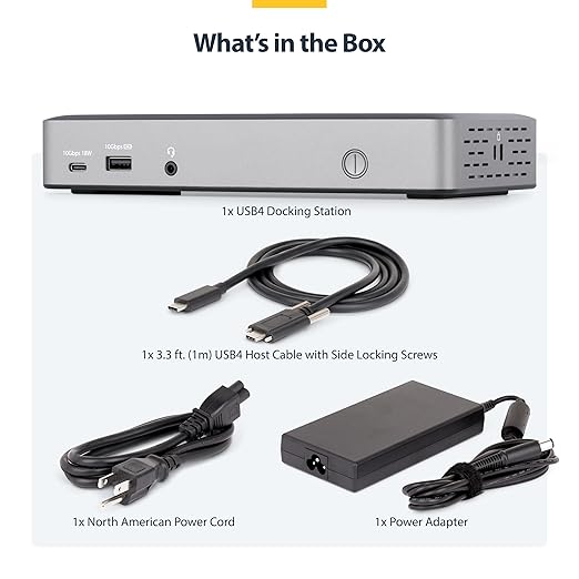 StarTech.com USB-C Docking Station, Triple 4K 60Hz Monitors, Driverless - Image 7