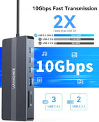 USB C Docking Station, 14 in 1 USB C Hub Multiport Adapter, Triple Display 3 - Image 5