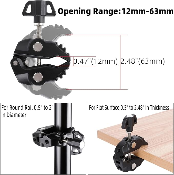 Aluminium Tablet Holder Mount for Spin Bike, iPad Mount Handlebar Clamp for - Image 5