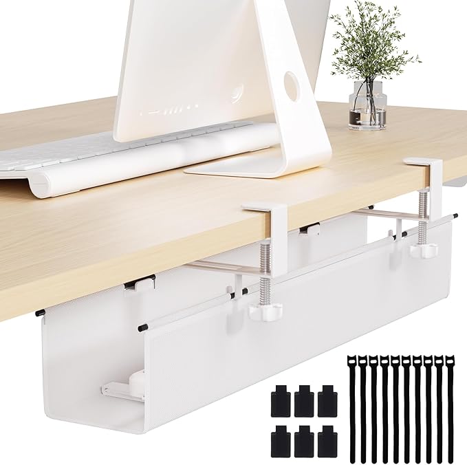Under Desk Cable Management Tray 27.2" by JOLENSOY