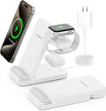 Wireless Charger, Tribone 3 in 1 Foldable Fast Charger by TRIBONE