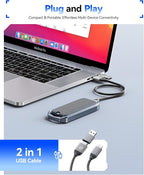 ORICO USB4 40Gbps M.2 SSD Enclosure, Supports Up to 8TB M.2 NVMe SSDs, Finned - Image 6