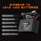 DKL30 800A LiFePO4 Motorcycle Lithium Battery, 12V 8Ah Powersports Battery - Image 3