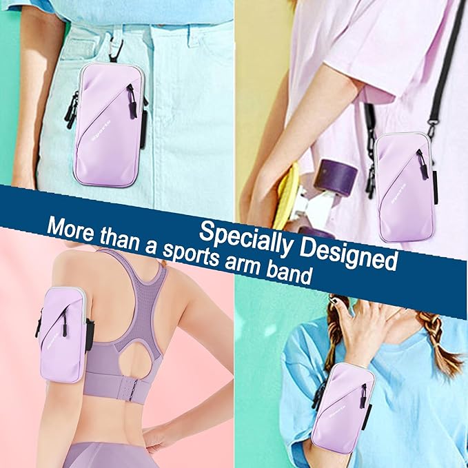 Phone Holder Arm Bands, Small Crossbody Shoulder Holsters Bag - Image 3