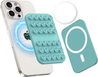 Patented Magnetic Sticky Phone Suction Grip Mount by AMSKY