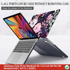 CISSOOK Compatible with MacBook Air 13.6 inch Case 2025 2024 2022 Release Model - Image 5