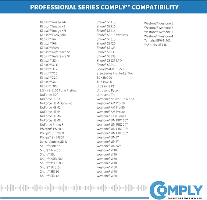 Comply P-Series | Memory Foam Replacement Ear Tips Designed - Image 7
