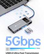 NOVOO USB C Docking Station Dual Monitor HDMI - Image 7