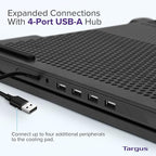 Targus Laptop Cooling Pad for Laptops up to 17-inches, Dual High-Speed Fans - Image 7
