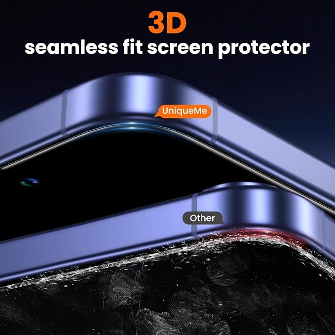 UniqueMe for iPhone 15 Plus / 16 Plus Screen Protector - Image 6