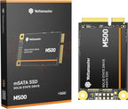 Yottamaster M500 512GB mSATA SSD SATA III 6Gb/s, mSATA Internal Solid State by Yottamaster-MakeEveryByteTreasurable