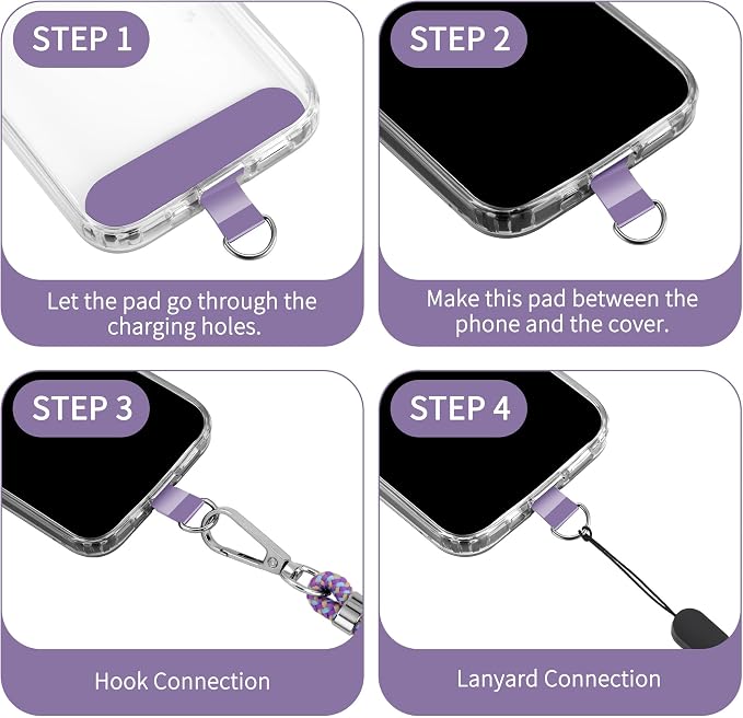 CACOE Cell Phone Lanyard Universal Crossbody Multifuctional Lanyard Compatible - Image 3