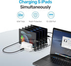 【10PCS】 Unitek Multi Charging Station, 10-Port USB Charger - Image 7