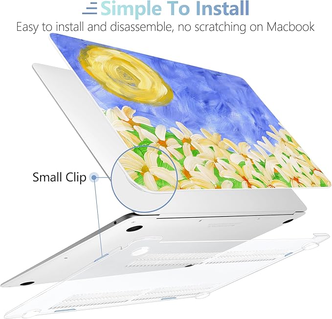 MEEgoodo for MacBook Air 13.3 inch Case 2021 2020 2019 2018 A2337 M1 A2179 A1932 - Image 4