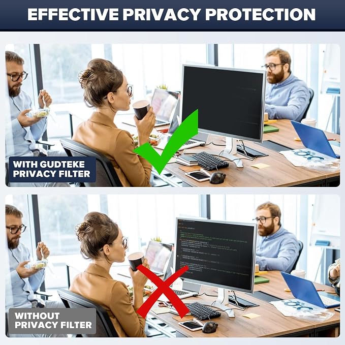 HD Computer Privacy Screen 23 inch, Upgraded Computer Privacy Screen - Image 6