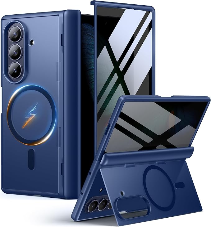 MOBOSI for Z Fold 7 Case with Privacy Screen Protector, Magnetic Slim Phone by MOBOSI