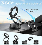 Latest Upgraded Suction Cup Phone Mount Nano Gel 360°Phone Stand Vacuum - Image 4
