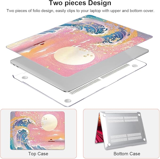 for MacBook Pro 13-inch Case 2022 2021 2020-2016 Release M2 M1 Chip A2338 A2251 - Image 4