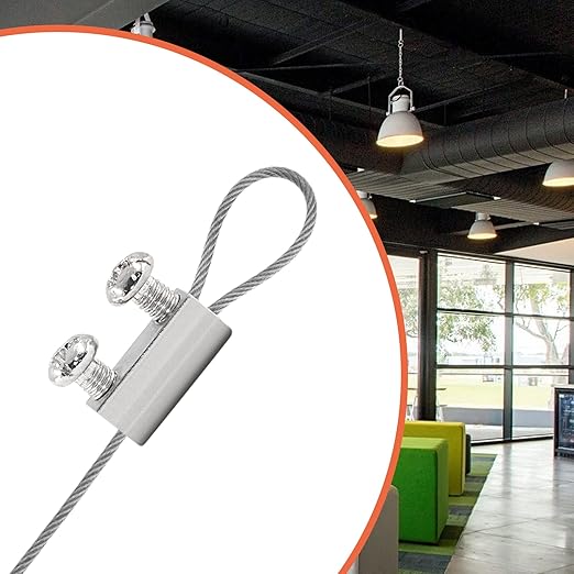 Biaungdo 24 Pcs Stainless Steel Wire Rope Cable Clamp, Adjustable New Upgrade - Image 5