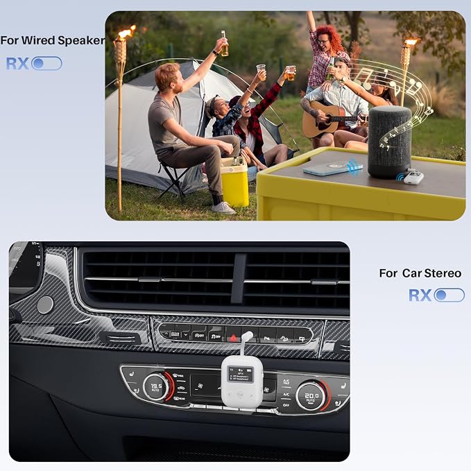 1Mii SafeFly Min+ Bluetooth Transmitter and Receiver, Supports to 2 - Image 4