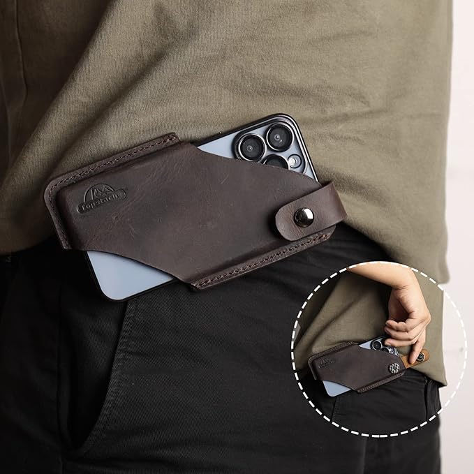 Topstache Leather Phone Holster - Image 2