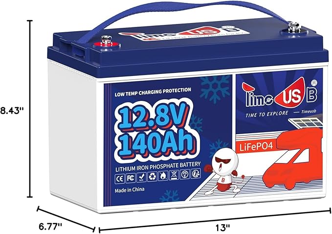 12V 140Ah LiFePO4 Lithium Battery - Image 10