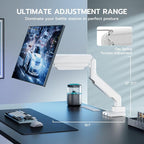ARES WING Single Monitor Arm, Heavy Duty Adjustable Monitor Arm - Image 7