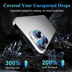 YWXTW Camera Lens Protector for iPhone 16 Pro/iPhone 16 Pro Max, Tempered Glass - Image 3