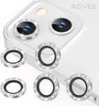 AGVEE 3+3 6 Pack for iPhone 13 6.1 inch / 13 Mini 5.4 inch Camera Lens Protector by AGVEE
