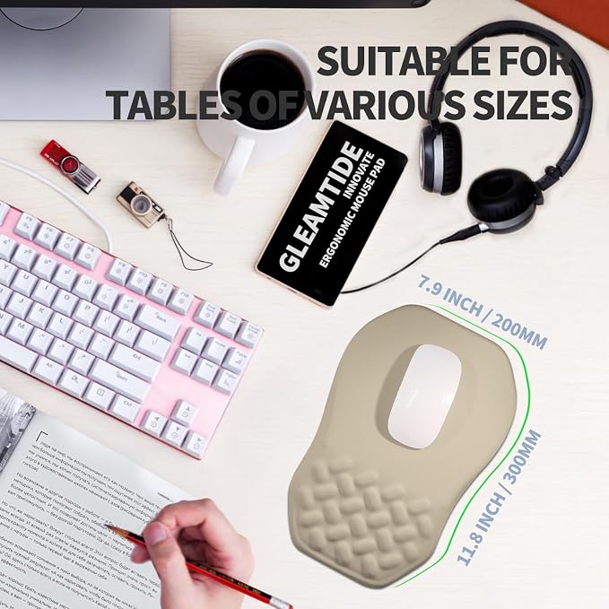 Ergonomic Raised Mouse Pad Wrist Support - Image 5