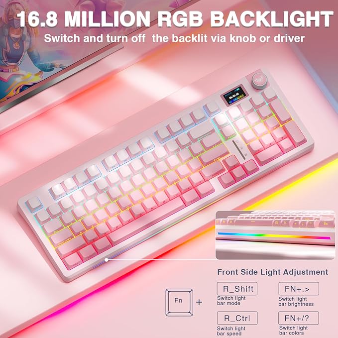 AULA S98 Pro Wireless Mechanical Keyboard - Image 6