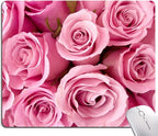 IMAYONDIA Pink Rose Mouse Pad, Waterproof Non-Slip Rubber Base Mouse Pad by IMAYONDIA