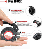Pro Barbell Clips 1 inch Barbell Clamps 0.9-1.18inch Quick Release Weight Clips - Image 4