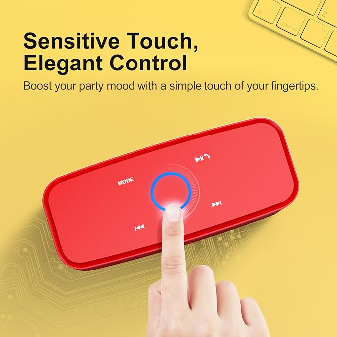 DOSS SoundBox Touch Wireless Bluetooth Speaker - Image 3