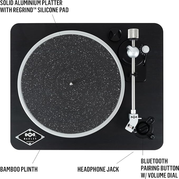 House of Marley Stir It Up Wireless Bluetooth Turntable - Image 2