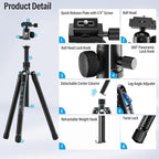 SIRUI 60" Carbon Fiber Tripod for Camera - Image 9