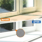 MAGZO Window Screen Replacement Mesh Roll, 37.4in × 16.4ft Upgraded Dual - Image 5