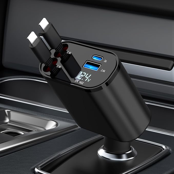 Retractable Car Charger Compatible - Image 6