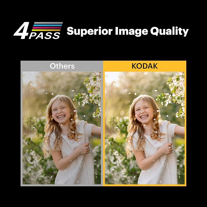 KODAK Dock Plus 4Pass Instant Photo Printer + 90 Sheets Gift Bundle - Image 6