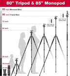 Victiv 80/85 inches Heavy Duty Tripod - Image 2
