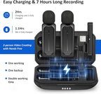 2 Pcs Wireless Lavalier Microphone - Image 5
