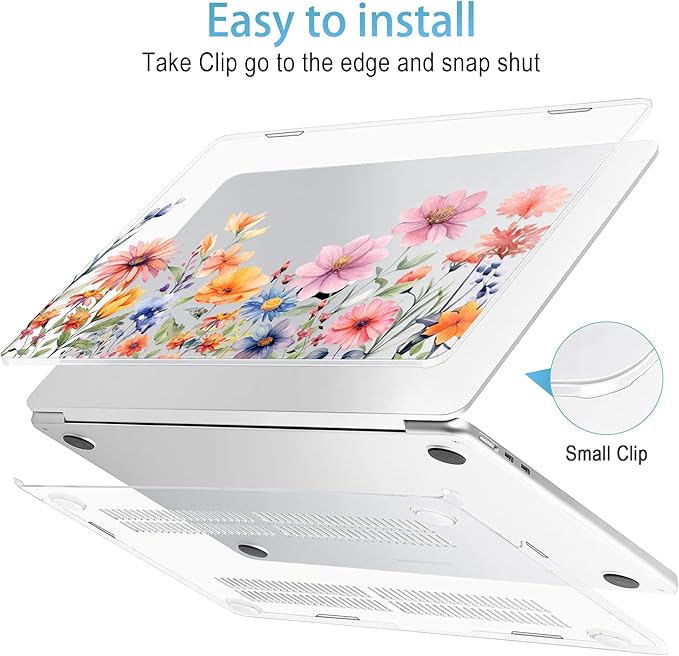 Mektron for 2025 M4 MacBook Air 13.6 Inch A3240 Case Fits 2023 A2681 M2 2024 - Image 3
