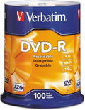 Verbatim DVD-R Blank Discs AZO Dye 4.7GB 16X Recordable Disc by Verbatim