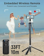 Magnetic Tripod for iPhone, Extendable Cell Phone Stand for Recording Travel - Image 4