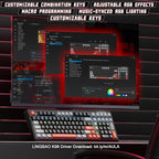 LINGBAO K98 Wireless Mechanical Gaming Keyboard, Tri-Mode BT5.0/2.4GHz/USB-C - Image 7