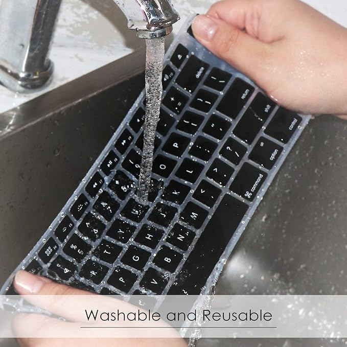 Allinside Black Keyboard Cover for iMac USB Keyboard A1243 MB110LL/B - Image 6